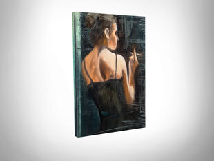 Репродукция Женщина с сигаретой цена и информация | Настенные деревянные декорации | hansapost.ee