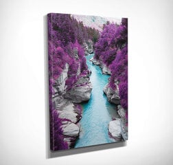 Репродукция на холсте Горная река цена и информация | Настенные деревянные декорации | hansapost.ee