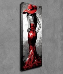 Репродукция Женщина в шляпе цена и информация | Настенные деревянные декорации | hansapost.ee