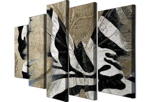 Репродукция из пяти частей Бабочка цена и информация | Настенные деревянные декорации | hansapost.ee
