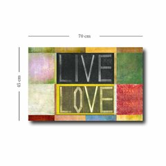 Reproduktsioon Live Love hind ja info | Seinapildid | hansapost.ee