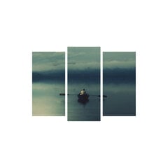 Репродукция из трех частей Человек в лодке цена и информация | Репродукции, картины | hansapost.ee