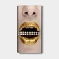 Reproduktsioon Kuldsed huuled pärlitega hind ja info | Seinapildid | hansapost.ee