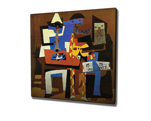 Репродукция Три музыканта (Пабло Пикассо) цена и информация | Репродукции, картины | hansapost.ee