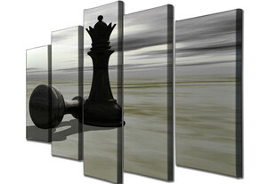Репродукция из пяти частей Шахматы цена и информация | Настенные деревянные декорации | hansapost.ee