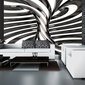 Fototapeet - Black and white swirl hind ja info | Fototapeedid | hansapost.ee