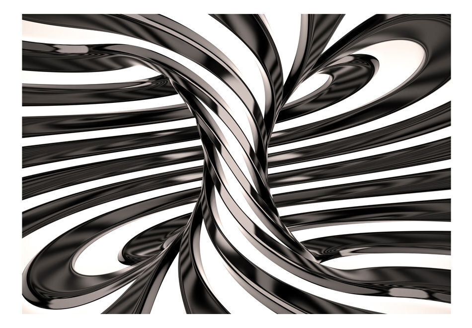 Fototapeet - Black and white swirl hind ja info | Fototapeedid | hansapost.ee