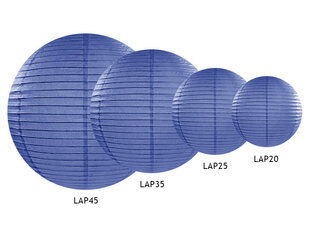 Бумажная подвесная декорация 35 см, синяя цена и информация | Праздничные декорации | hansapost.ee
