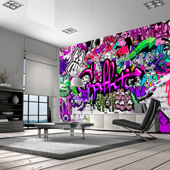 Fototapeet - Purple Graffiti цена и информация | Фотообои | hansapost.ee