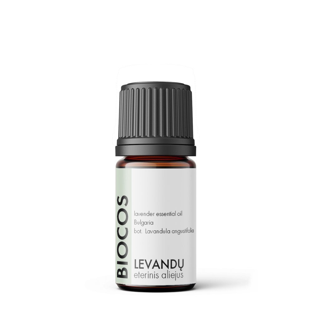 LAVENDEL 100% looduslik eeterlik õli BIOCOS, 5 ml цена и информация | Kosmeetilsed ja eeterlikud õlid | hansapost.ee