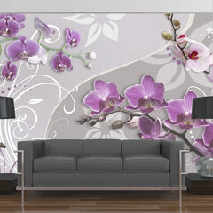 Fototapeet - Flight of purple orchids hind ja info | Fototapeedid | hansapost.ee