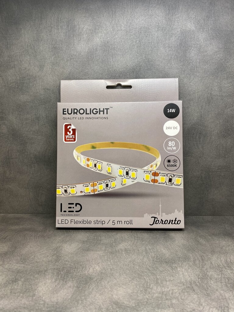 LED riba Eurolight Toronto 5m 96LED/m IP20 6500K цена и информация | Valgusribad ja LED ribad | hansapost.ee