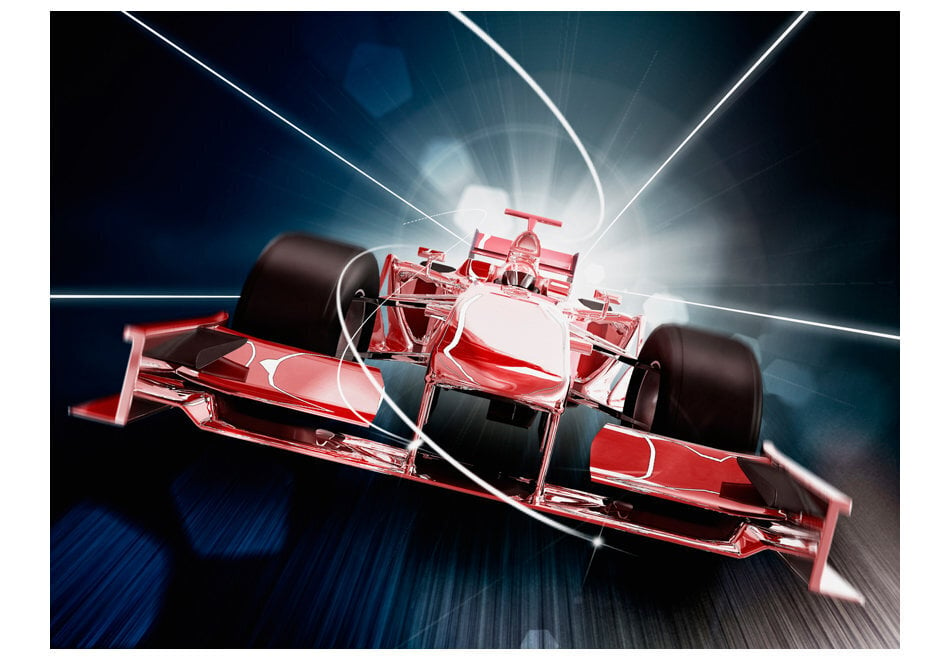 Fototapeet - Speed and dynamics of Formula 1 hind ja info | Fototapeedid | hansapost.ee