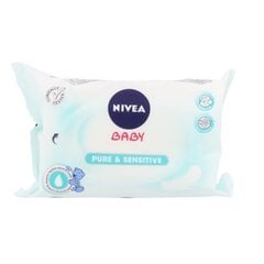 Nivea Baby Pure & Sensitive niisked salvrätikud 63 tk hind ja info | Salvrätikud, vatitikud ja vatipadjad | hansapost.ee