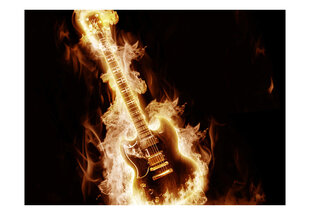 Fototapeet - Flaming guitar hind ja info | Fototapeedid | hansapost.ee