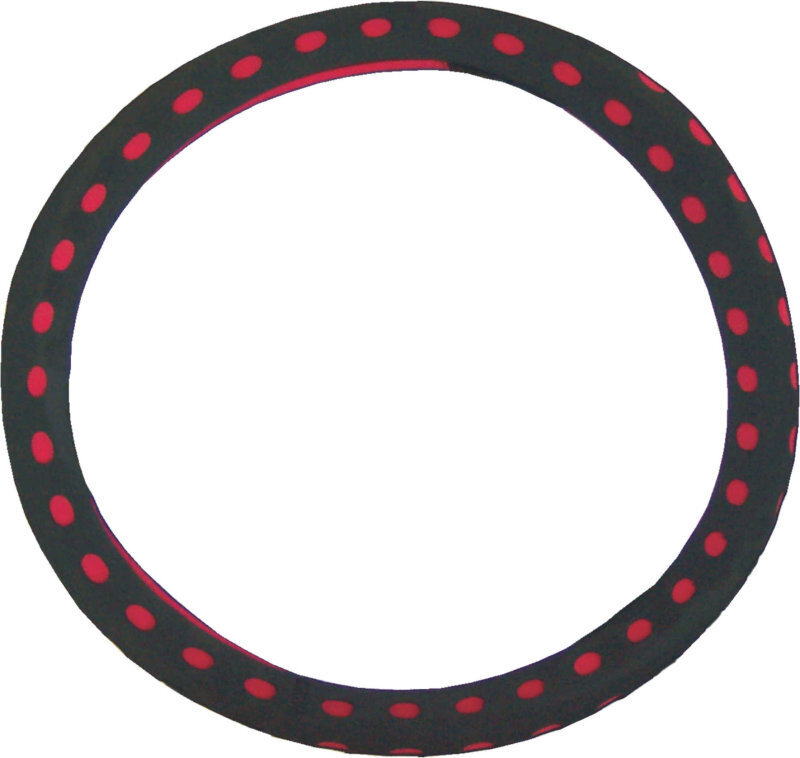 Roolikate, must/punane, 370-390 mm цена и информация | Roolid ja roolikatted | hansapost.ee
