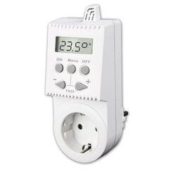 Mitteprogrammeeritav termostaadiga pistik TS05 hind ja info | Taimeriga pistikud ja termostaadid | hansapost.ee