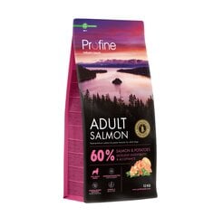 Profine Dog lõhe ja kartuliga Adult Salmon & Potatoes, 12 kg hind ja info | Koerte kuivtoit ja krõbinad | hansapost.ee