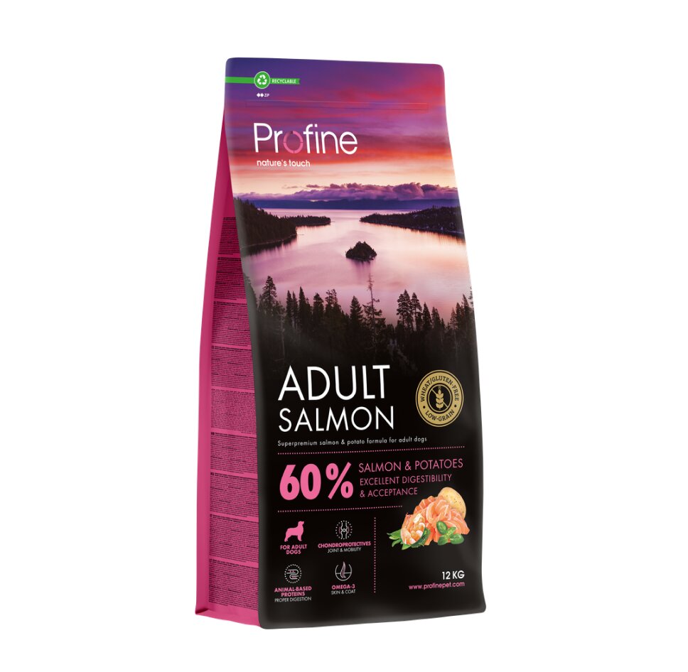 Profine Dog lõhe ja kartuliga Adult Salmon & Potatoes, 12 kg price and information | Koerte kuivtoit ja krõbinad | hansapost.ee