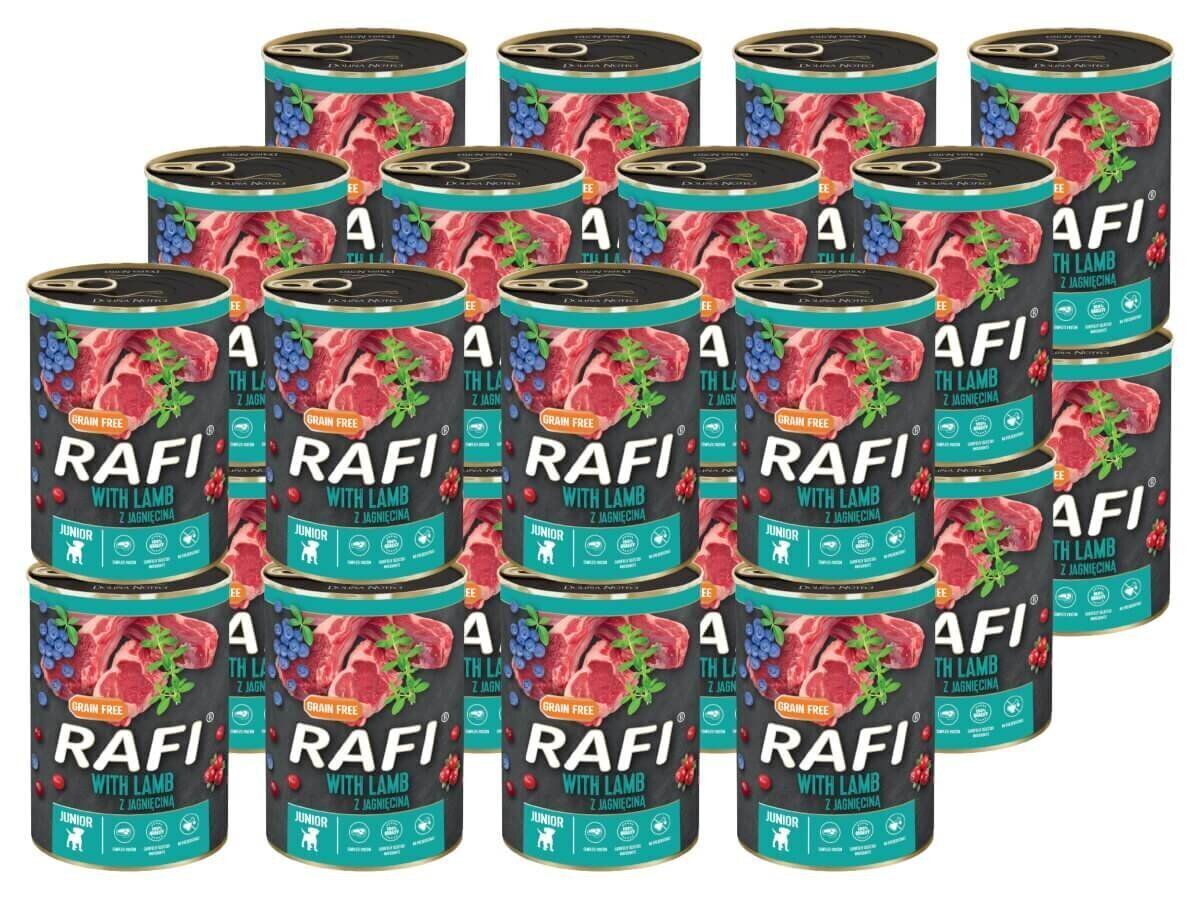 Rafi Junior konserv koertele lambalihaga, 400 g цена и информация | Koerakonservid | hansapost.ee