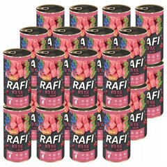 Rafi Dog Junior vasikalihaga, 400 g hind ja info | Rafi Lemmikloomatarbed | hansapost.ee