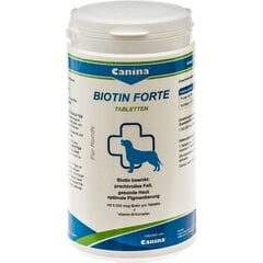 Canina таблетки Biotin Forte N210, 700 г цена и информация | Витамины, добавки, средства от паразитов для собак | hansapost.ee