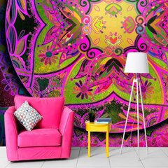 Iseliimuv seinamaaling - Mandala: Pink Expression hind ja info | Fototapeedid | hansapost.ee