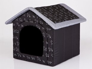 Лежак-будка Hobbydog R4 щенки, 60x55x60 см, черный цена и информация | Лежаки, домики | hansapost.ee