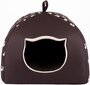 Pesa-onn Hobbydog Igloo R1, 38x38x30 cm, pruun цена и информация | Pesad, asemed | hansapost.ee