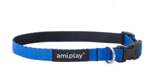 Регулируемый ошейник Amiplay Twist, M, синий цена и информация | Ошейники, подтяжки для собак | hansapost.ee