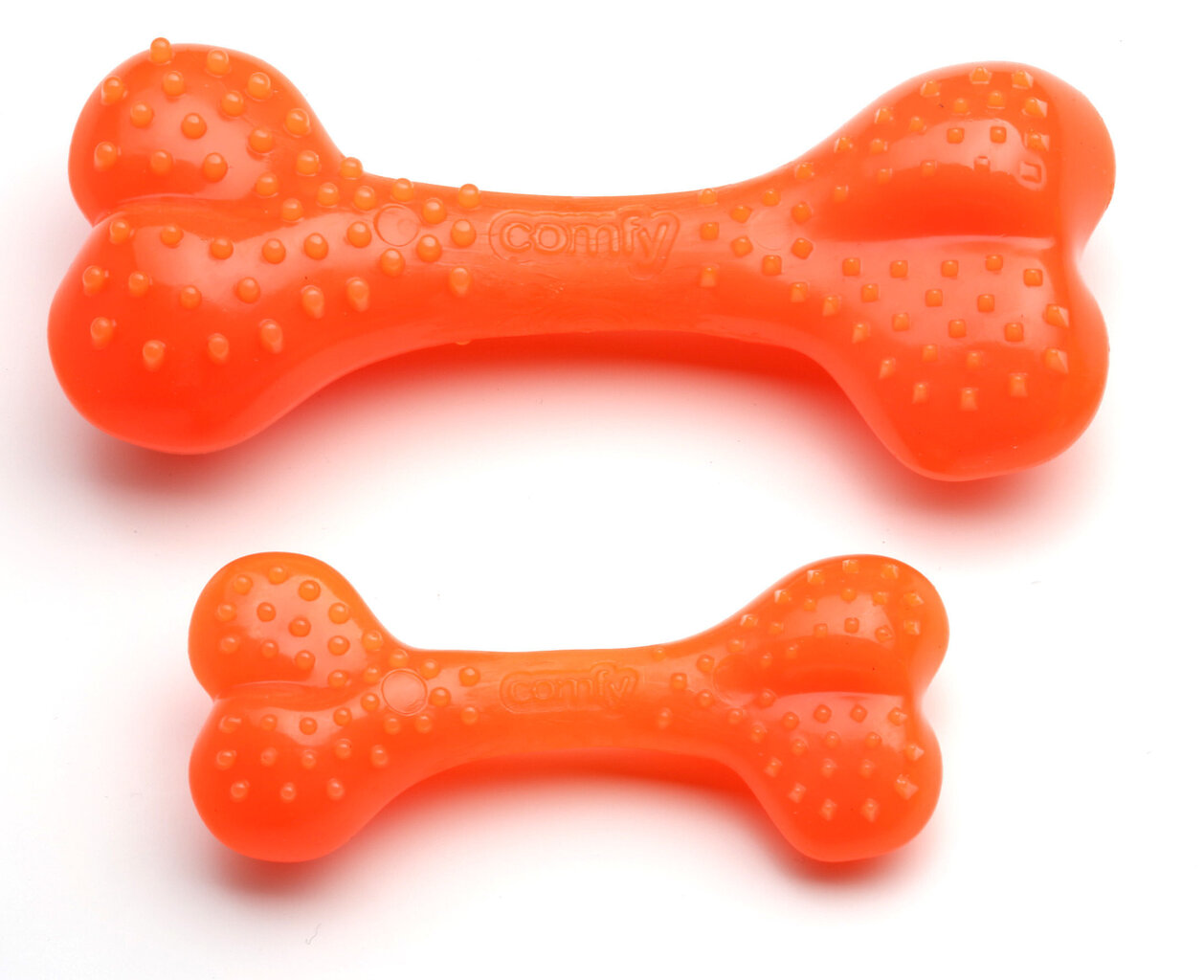 Comfy lemmiklooma mänguasi Bone, oranž, erinevad suurused, 16,5 cm цена и информация | Koerte mänguasjad | hansapost.ee