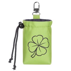 Hobbydog сумка для угощений Light Green Clover, 18x5x12 см цена и информация | Средства для дрессировки собак | hansapost.ee