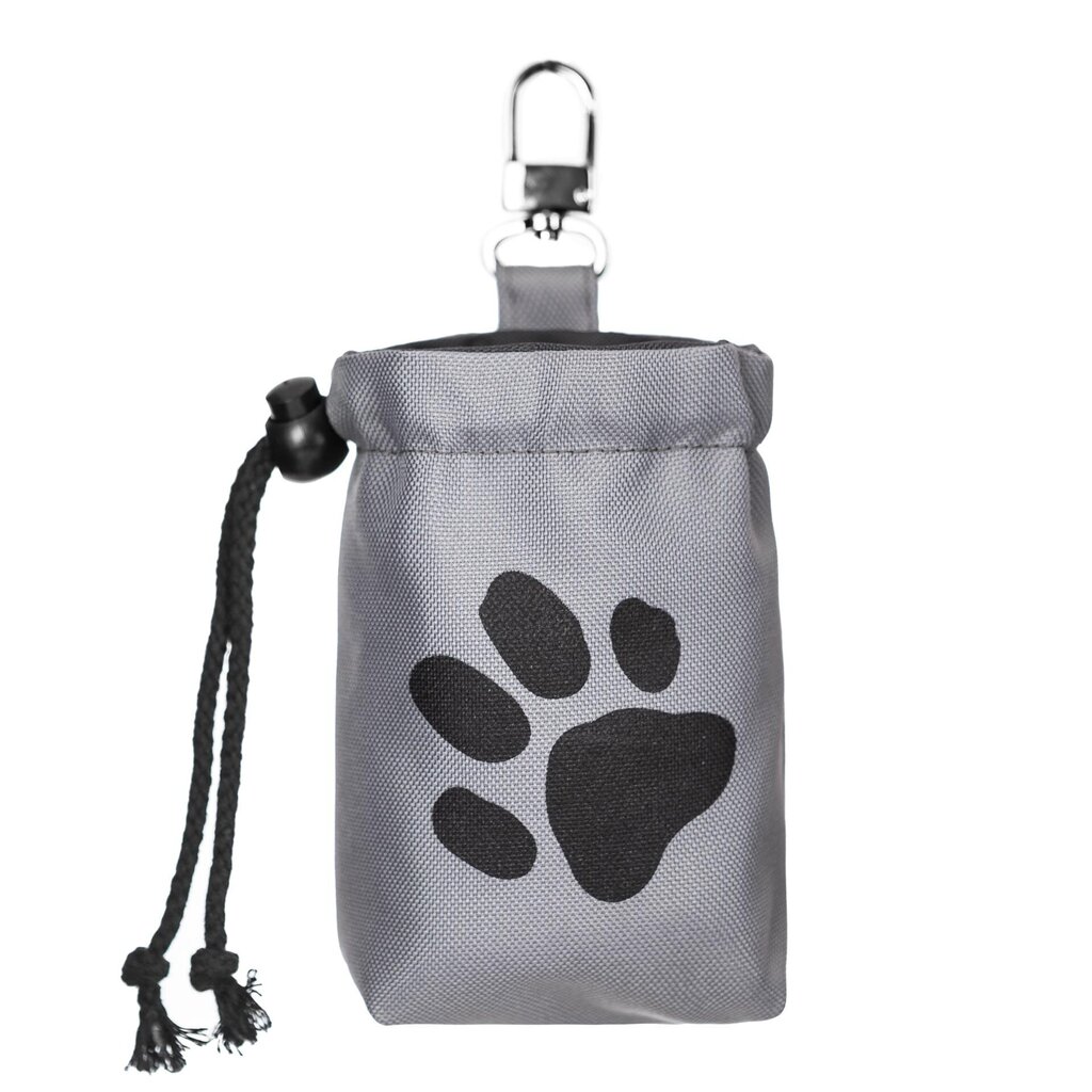 Hobbydog maiustuste kott Grey Paw, 18x5x12 cm цена и информация | Koerte dresseerimiseks | hansapost.ee