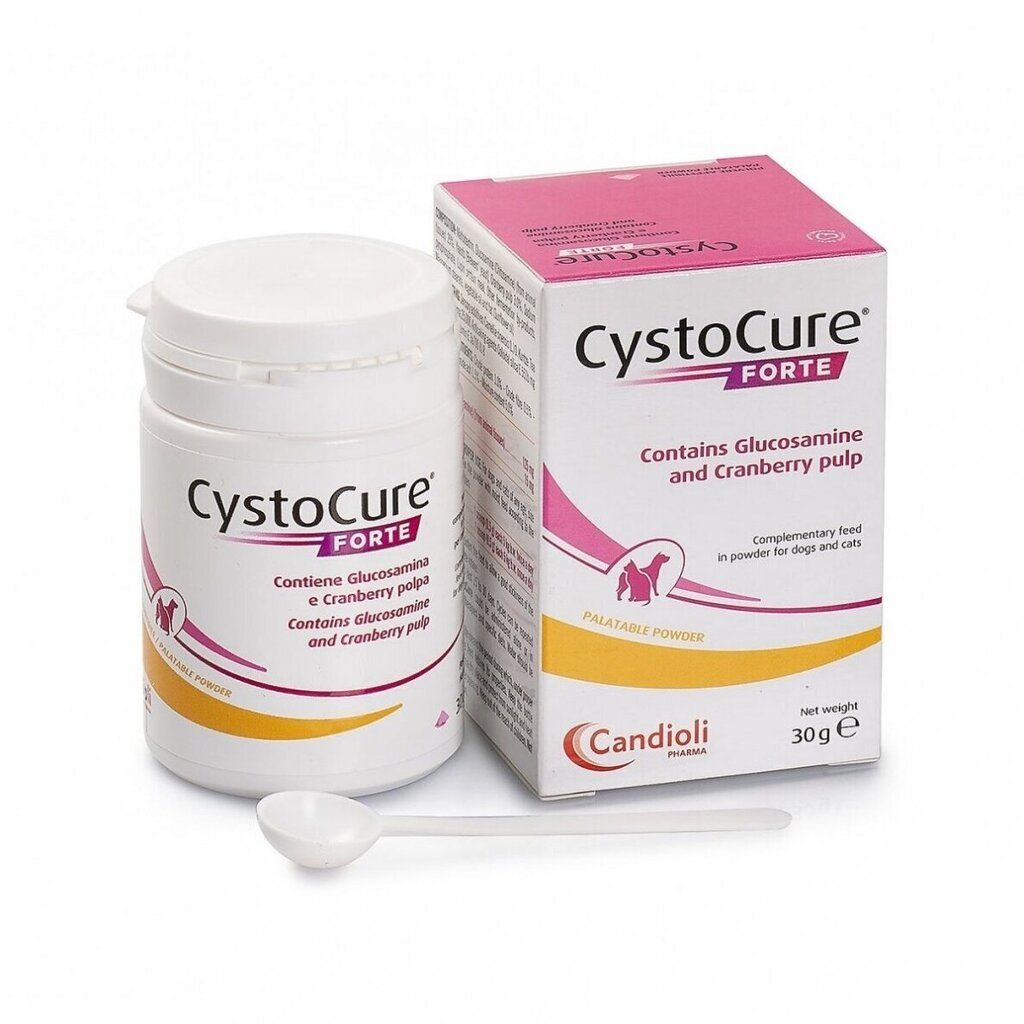 CystoCure FORTE 30g pulber hind ja info | Toidulisandid, vitamiinid ja parasiiditõrje | hansapost.ee