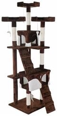 Кошачий домик, точилка для когтей Kitty Brown, 170 см, коричневая цена и информация | Iso Trade Товары для животных | hansapost.ee