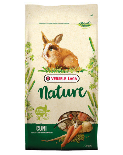 Versele Laga dekoratiivne küüliku sööt Cuni Nature täistoit, 0,7kg hind ja info | Toit väikeloomadele | hansapost.ee