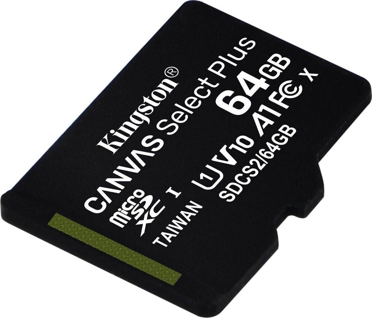 Kingston SDCS2/64GBSP hind ja info | Fotoaparaatide mälukaardid | hansapost.ee