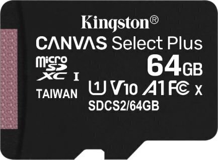 Kingston SDCS2/64GBSP hind ja info | Fotoaparaatide mälukaardid | hansapost.ee
