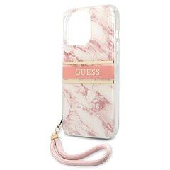 Чехол GUHCP13XKMABPI Guess TPU Marble Stripe Case для iPhone 13 Max Pink цена и информация | Чехлы для телефонов | hansapost.ee