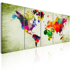 Maal - Colourful Continents hind ja info | Seinapildid | hansapost.ee