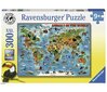 Pusle Ravensburger Loomad kogu maailmas, 300-osaline, 13257 hind ja info | Pusled lastele ja täiskasvanutele | hansapost.ee