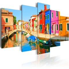 Maal - Waterfront in rainbow colors цена и информация | Картины, живопись | hansapost.ee