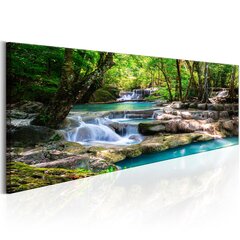 Maal - Nature: Forest Waterfall цена и информация | Картины, живопись | hansapost.ee