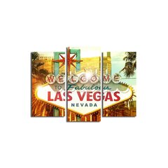 Kolmeosaline reproduktsioon Las Vegas hind ja info | Seinapildid | hansapost.ee