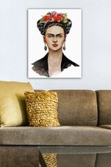 Репродукция на холсте Женщина с цветами в волосах цена и информация | Настенные деревянные декорации | hansapost.ee