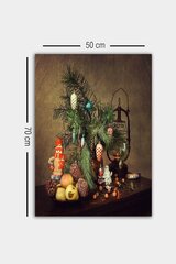 Репродукция Новогодняя веточка сосны цена и информация | Настенные деревянные декорации | hansapost.ee
