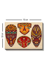 Reproduktsioon Aafrika maskid цена и информация | Настенные деревянные декорации | hansapost.ee