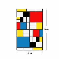 Репродукция Vertical (Piet Mondrian) цена и информация | Настенные деревянные декорации | hansapost.ee