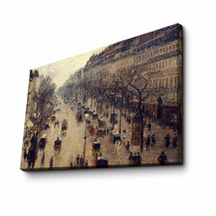 Репродукция Boulevard Montmartre en la mañana de invierno (Camille Pissarro) цена и информация | Настенные деревянные декорации | hansapost.ee