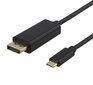 Deltaco USBC-DP200, USB-C, DisplayPort, 2m цена и информация | Juhtmed ja kaablid | hansapost.ee